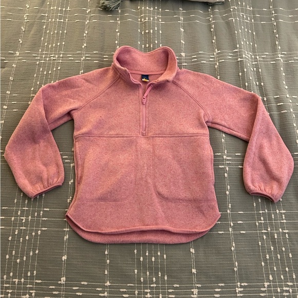 Pink Quarter-Zip Pullover - Picture 1 of 5